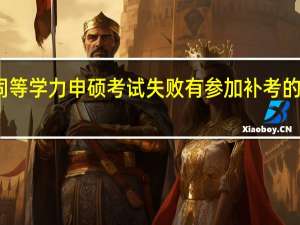 同等学力申硕考试失败有参加补考的机会吗