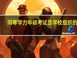 同等学力申硕考试是学校组织的吗