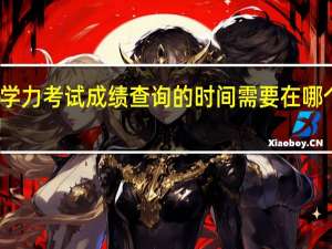 同等学力考试成绩查询的时间需要在哪个网站查询