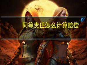 同等责任怎么计算赔偿