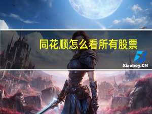 同花顺怎么看所有股票