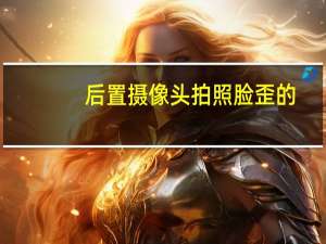 后置摄像头拍照脸歪的