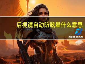后视镜自动防眩晕什么意思（后视镜自动防眩目价格）