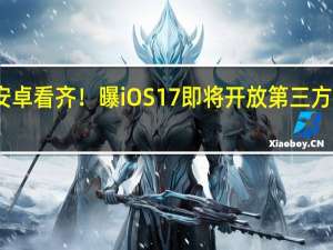 向安卓看齐！曝iOS 17即将开放第三方应用商店：苹果再次反对