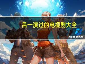 吕一演过的电视剧大全(全部)（吕一演过的电视剧）