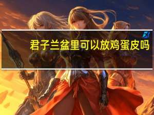 君子兰盆里可以放鸡蛋皮吗