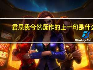 君思我兮然疑作的上一句是什么