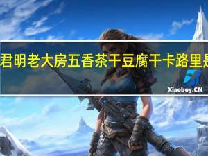 君明老大房 五香茶干豆腐干卡路里是多少