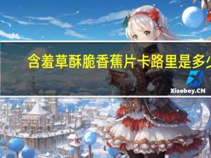 含羞草 酥脆香蕉片卡路里是多少