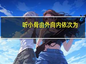 听小骨由外向内依次为（听小骨）