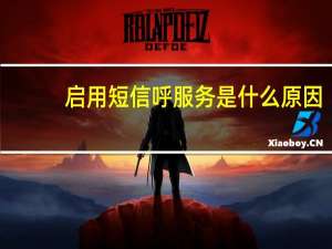 启用短信呼服务是什么原因