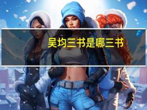 吴均三书是哪三书