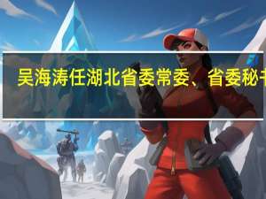 吴海涛任湖北省委常委、省委秘书长