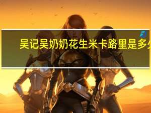 吴记吴奶奶 花生米卡路里是多少