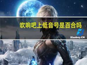 吹响吧上低音号是百合吗