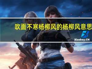 吹面不寒杨柳风的杨柳风意思（吹面不寒杨柳风的杨柳风指什么）