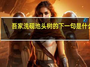吾家洗砚池头树的下一句是什么