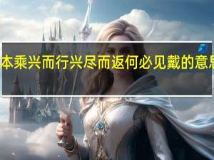 吾本乘兴而行兴尽而返何必见戴的意思是什么
