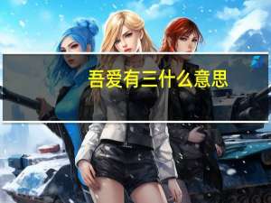 吾爱有三什么意思