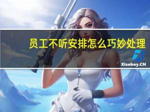 员工不听安排怎么巧妙处理（怎么让员工服从管理）