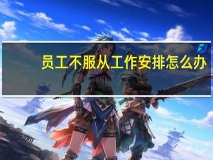 员工不服从工作安排怎么办,经常性闹情绪