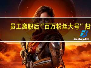 员工离职后“百万粉丝大号”归谁？法官提建议 到底什么情况呢