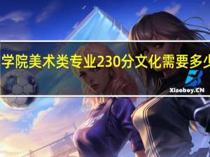 周口师范学院美术类专业230分 文化需要多少分才能过二本