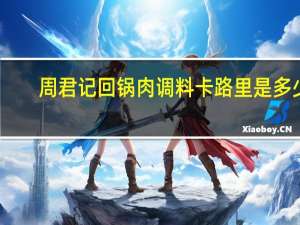 周君记 回锅肉调料卡路里是多少