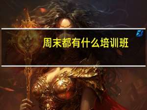 周末都有什么培训班