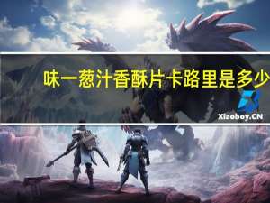 味一 葱汁香酥片卡路里是多少