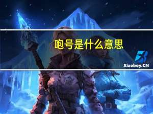 咆号是什么意思