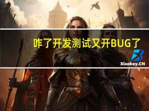 咋了开发测试又开BUG了（咋了开发）