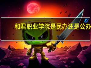 和君职业学院是民办还是公办