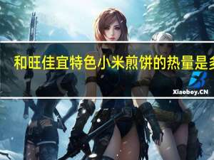 和旺佳宜 特色小米煎饼的热量是多少