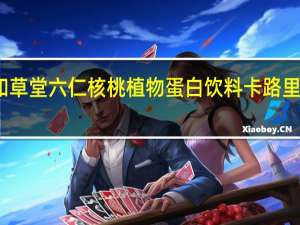 和草堂 六仁核桃植物蛋白饮料卡路里是多少