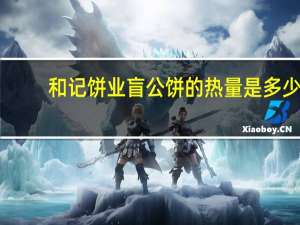 和记饼业 盲公饼的热量是多少