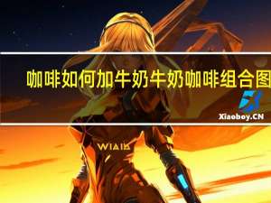 咖啡如何加牛奶 牛奶咖啡组合图片
