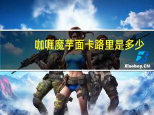 咖喱魔芋面卡路里是多少