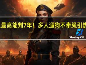 咬伤女孩 狗主人最高能判7年！多人遛狗不牵绳引热议 宝妈带铁扳手防身