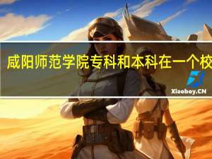 咸阳师范学院专科和本科在一个校区吗