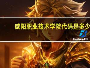 咸阳职业技术学院代码是多少