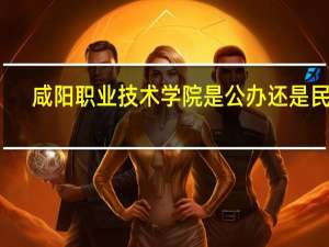咸阳职业技术学院是公办还是民办