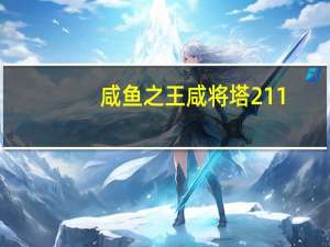 咸鱼之王咸将塔211-4怎么过