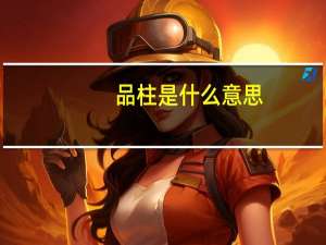 品柱是什么意思