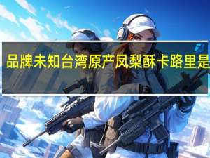 品牌未知 台湾原产凤梨酥卡路里是多少