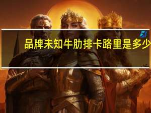 品牌未知 牛肋排卡路里是多少