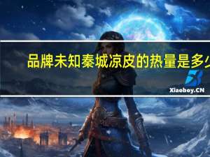 品牌未知 秦城凉皮的热量是多少