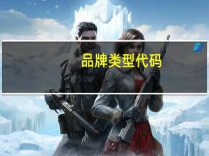 品牌类型代码（品牌类型）