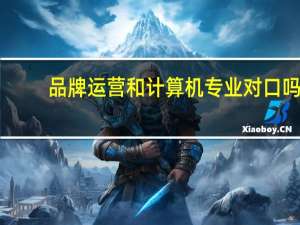 品牌运营和计算机专业对口吗