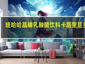 哇哈哈 晶晴乳酸菌饮料卡路里是多少